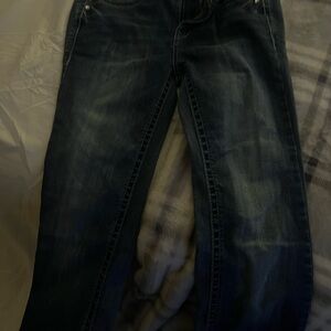 Dark wash High Rise flare jeans